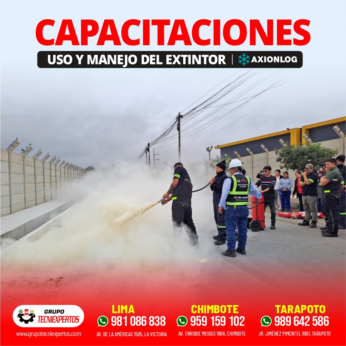 Capacitación en Manejo de Extintores para la Empresa Axiolong: Garantizando la Seguridad en el Trabajo